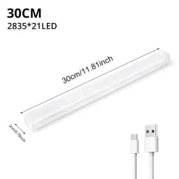 Motion Sensor Light Wireless LED Night Light USB Rechargeable Light Cabinet Wardrobe Lamp Staircase Backlight For Kitchen LED