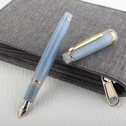 Jinhao 82 Fountain Pen Transparency Gold Clip Spin Pen Popular EF F M NIB Business Office School Supplies Writing