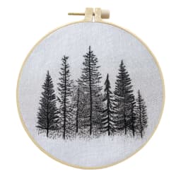Nature Scenery Embroidery Kit for Beginners with Pattern Needlepoint Starter Kits for AdultsEmbroidery Set