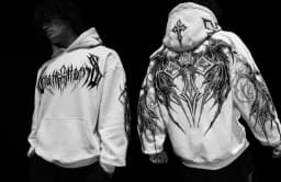 Breathedivinity Dark Wind Hooded Sweatshirt with Print - Unique Style Jacket for Retro Streetwear Hoodie