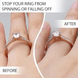 10cm Ring Size Reducer Tools Spiral Spring Based Rings Adjust Invisible Transparent Tightener Resizing Tool Jewelry Guard