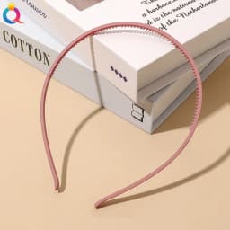 4mm Wide Thin Plastic Plain Headband for Women Girls Matte Hair Bands Teeth Comb DIY Skinny Hair Hoop Sport Hair Accessories