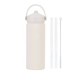 Insulated Water Bottle 500ml Custom Text/Logo - 304 Steel, 24H Cold, Office & Gym Essentials