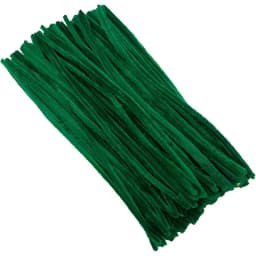 100-300 Pcs Thick Christmas Red White Green Chenille Stems for Christmas Art and Craft Projects Creative DIY Decorations