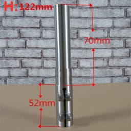CNC Bicycle Accessories Titanium MTB Road Bike Fork Stem Rise 102mm Handlebar Raise Adapter Cycling Fork Head Tube Heightene