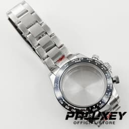 Daytona 40mm VK63 Sapphire Glass Watch Case Ceramic Bezel Men's Watch Accessories Suitable for VK63 VK63A VK64 Quartz Movement