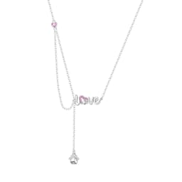 2026 Original 925 Sterling Silver Planet Necklace Love Heart Zircon Inlaid Romantic Fashion Fine Jewelry Party Gifts for Women