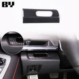 For Chevrolet Corvette C8 2020-2024 Car Accessory ABS Carbon Fiber Car Console Gear Shift Panel Cover door armrest Trim Sticker
