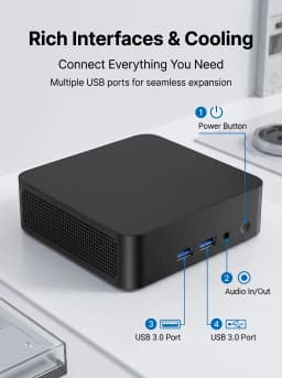 New Mini Pc Intel i3-6006U/Intel i9-9900 16Gb 32Gb Ram+256Gb 512Gb 1Tb 2Tb Rom Ssd Wifi 6 Bluetooth 5.2 Gaming Computer