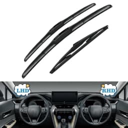 Front Rear Wiper Blades Set For Toyota RAV4 XA40 2013 - 2018 Window Windscreen Windshield Brushes Cutter 26"+16"+10" RAV 4 40