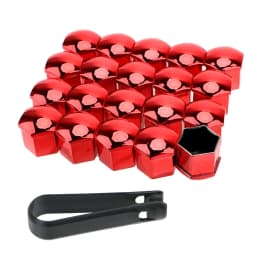 17/19/21mm 20Pcs Car Wheel Nut Caps Anti-Rust Auto Hub Screw Protection Covers Car Tire Screw Caps Nut Bolt Covers Auto Exterior