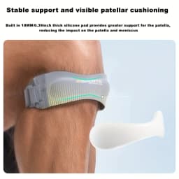 2-Piece Adjustable Knee Compression Bands – Lightweight Sports Patella Support Straps with Multi-Color Choices, Perfect for Fitness, Jogging & Training