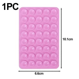 Double-Sided Silicone Suction Phone Case Mount Enhanced Suction Cup Power Thickened Hands-Free Phone Grip Sticky Holder Stands