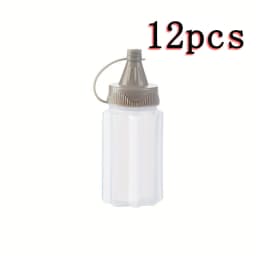 4/8/12PCS Plastic Sauce Squeeze Bottle Mini Seasoning Box Salad Dressing Containers Outdoor Portable Barbecue Spice Jar Kitchen