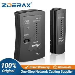 ZoeRax Network Ethernet Cable Tester for LAN RJ45 Cat5 Cat5e Cat6 Cat6a Cat7 UTP/Shielded Cable and RJ11 RJ12