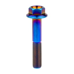 Xingxi M8/M10X15 ~ 100mm Titanium Bolt DIN6921 Hexagon Flange Head Screw for Motorcycle Modification Disc Brake Bolt