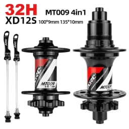 New ARC MT009 4 IN 1 MTB Hub 6 Pawl NBK Bearing Hub 28 32 36 Holes Mountain Bike Hub Disc brake Aluminum alloy 8 9 10 11 12Speed