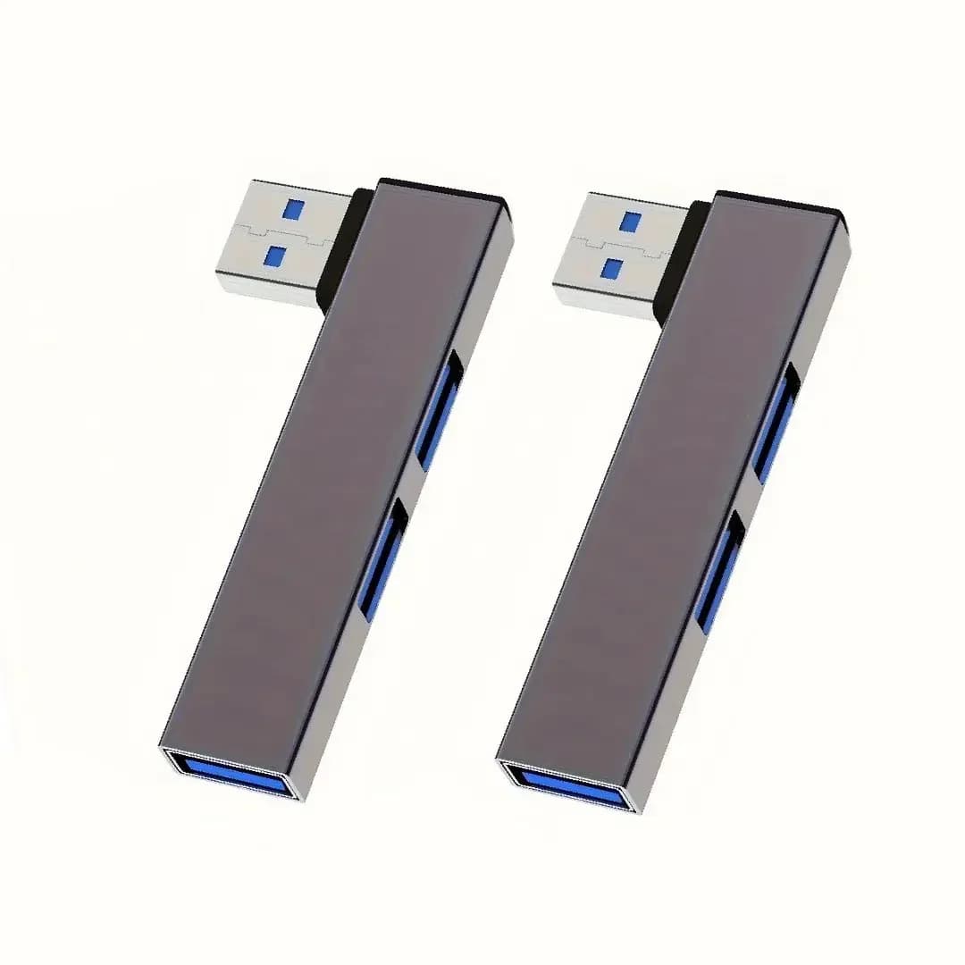 3-Port USB 3.0 Hub, Ultra-Slim Data USB Hub with 2 ft Extended Cable , for MacBook, Mac Pro, Mac mini, iMac, Surface Pro