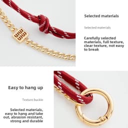 Bag Extension Chain Bag Shoulder Strap for Women Bag Strap No Drilling Underarm Diagonal Cross Bag Modification Bags Accessories