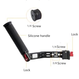 Adjustable Sling Handheld Gimbal Handle Grip Aluminum Bracket for DJI Ronin RS4/4Pro RS2 RSC2 RS3PRO RS3 Mini Stabilizer Grip