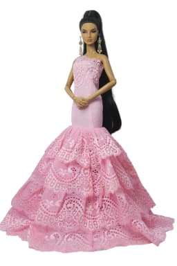 1 Set Doll Clothes 1:6 Scale Dress Gown Outfit for 11.5 Inch 30cm Doll Many Style for Choice Gifts for Girls Doll Accessories #8