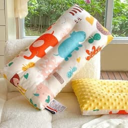 Children's Pure Cotton Skin-friendly Pillow Super Soft Baby Sleeping Pillow Removable Washable Kindergarten Special Nap Pillow