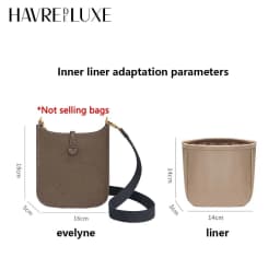 Bag Organizer Insert for Evelyne 16 29 Mini Women's Bag Durable Bag Support Bag Accessories