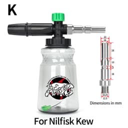 Pressure Washer Foam Lance Foam Nozzle Car Wash Foam Maker for Karcher Elitech Bort AR Bosch Michelin Pressure Washer