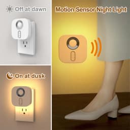 Wireless Motion Induce Night Lamp Smart Human Motion Sensor Night Light LED Dimmable Ultra-Quiet for Bedroom Hallway Bathroom