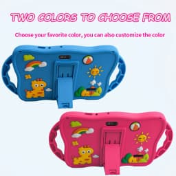 7.0 Inch WiFi Kids Tablet with Cartoon Pattern 64GB ROM Android 13 Google Certified Learning Education Games