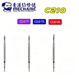Mechanic C210 Soldering Iron Tips 210 Tips for JBC T210-A T210-NA Sugon T26/T26D Soldering Handle Soldering Station Welding Tip