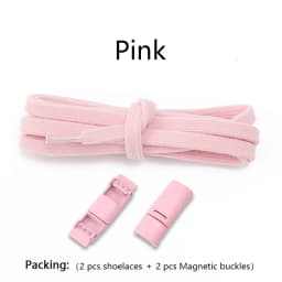 Magnetic Lock Shoelaces Elastic No Tie Shoe Laces Sneakers Shoelace For Kids and Adult One Size Fits All Shoes Shoestrings 1Pair