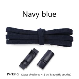 Magnetic Lock Shoelaces Elastic No Tie Shoe Laces Sneakers Shoelace For Kids and Adult One Size Fits All Shoes Shoestrings 1Pair