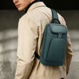 Heroic Knight Multifunctional Large-Capacity Men’s Handbag Waterproof Oxford Chest Bag Men’s Outdoor Sports Casual Crossbody Bag