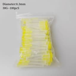 JUMTOP 100Pcs Dental Endo Irrigation Needle Tip Root Canal Lateral Rinsing Needles Single Side Opening Washing Needle