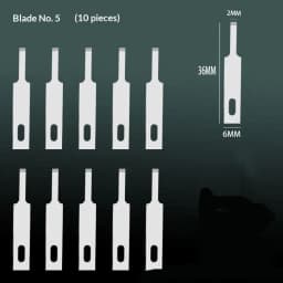 Glue Removal And Scraping Blades, Flat-edged Scalpel, 5, 11, 17# BSD Engraving Knife, Repair And Film Application Hand Knife