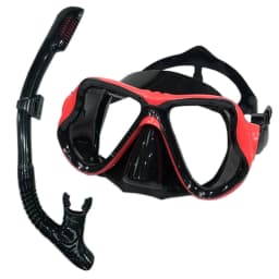 Diving Mask with Sports Camera Mount, Electroplated Tempered Glass, Silicone Strap, Safe and Comfortable Design