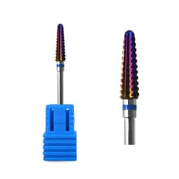 HYTOOS Cone Cuticle Clean Nail Bit 3/32" Carbide Nail Drill Bits Rotary Milling Cutters for Manicure Nails Accessories Tool