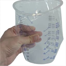 10PCS Disposable Measuring Cups 1000ml Clear Graduated Plastic Paint Mixing Cups DIY Accessories