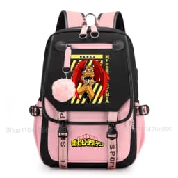 My Hero Academia Anime Print Student Backpack Lightweight Casual Daypack for Girls School Travel