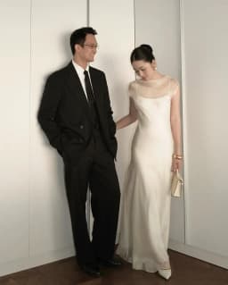 Giyu Elegant Mermaid O-Neck Wedding Dresses Organza Sleeveless Floor-Length Bridal Gowns Korea Photoshoot Customized 2025
