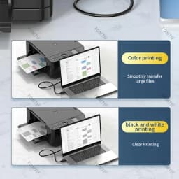 USB 3.0 Printer Cable USB 3.0 A to B USB3.0 Cable Extension Printer Cord Wire for PC Epson ZJiang Label Scanner Printer Cable