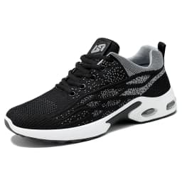 Original Navy Blue Mesh Sneakers Men's Breathable Trainers Man Casual Trekking Basketball Sports Shoes For Men Wedge Sneakers
