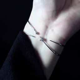 New 925 Sterling Silver Metallic Belt Vintage Punk Bracelet Bangle For Woman Girl Fashion Jewelry Gift Dropship Wholesale