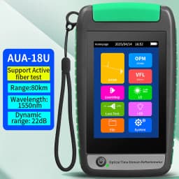 COMPTYCO OTDR AUA-18/161U/A Support Active Fiber Testing Optical Time Domain Reflectometer Built-in OLS/OPM/VFL/LED/Event Map