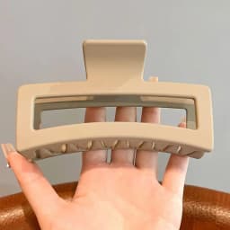 13cm Simplicity Large Rectangular Hair Clip for Women Elegant Temperament Shark Clip Fashion Girl Ponytail Clip Hair Clamp
