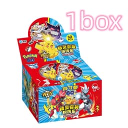 Hot PKM Anime 32pcs Set Pokemon Figures Blind Bag Box Acrylic Pendant Keychain Hanging Decoration Children Toy Peripherals Gift