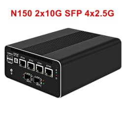Topton Solid Firewall Mini PC 2x 10G SFP+ 4x/8x 2.5G LANs Twin Lake Intel N150 DDR5 NVMe Proxmox PfSense Network Homelab Server