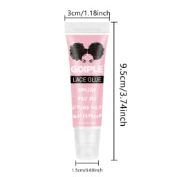 GOIPLE 15ml Wig Lace Glue Fast Dry Strong Hold Super Bonding Invisible Waterproof Adhesive For Wigs Synthetic Hair Bonding Glue