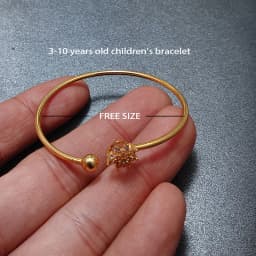 20 Styles Dubai Gold Color Baby Bangles For Kids Baby Promotion Sale Child Birthday Gifts Children'S Bracelets